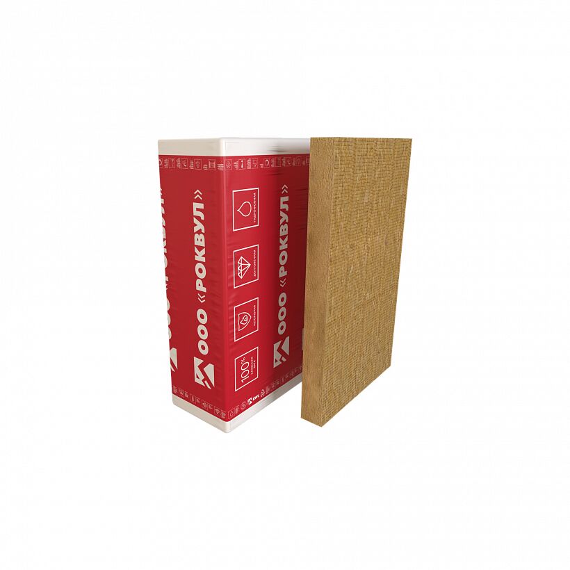 Rockwool РУФ БАТТС Н Оптима 100х600х1000/3шт/1.8м2/0.18м3 (32упак/палл) купить в Санкт-Петербурге