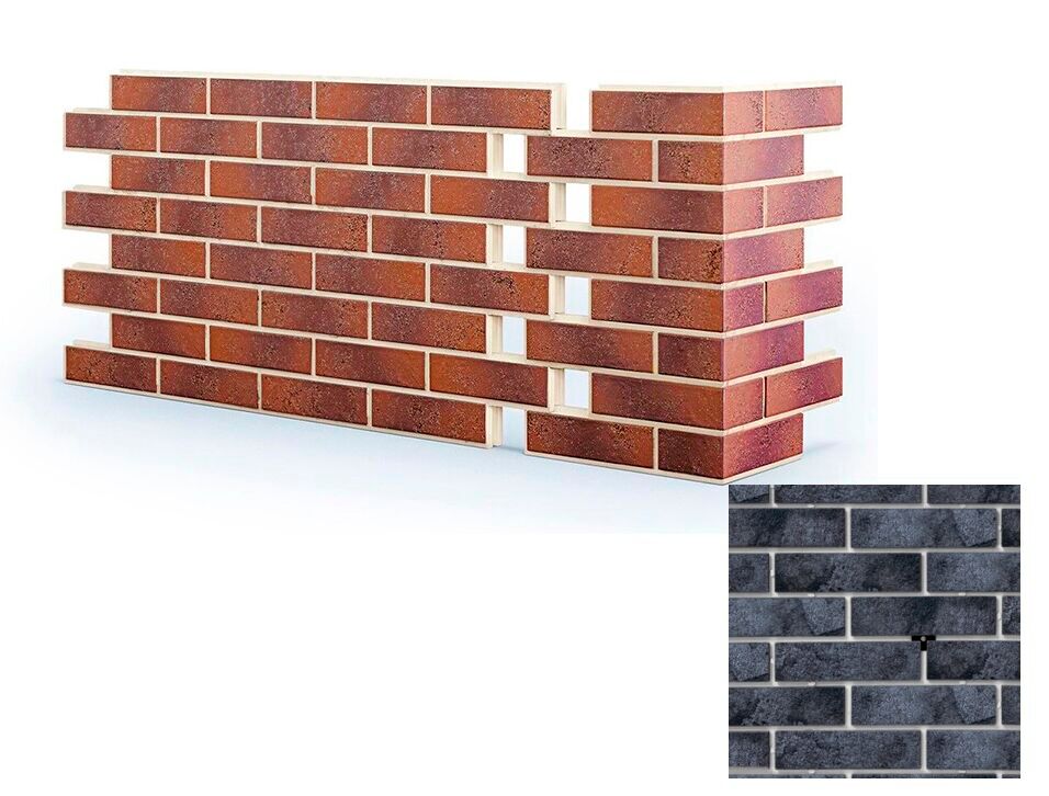 Термопанель угловая с плиткой KERAMIN Айдахо ППС 250х250х600х40мм ЕВРОПА купить в Санкт-Петербурге