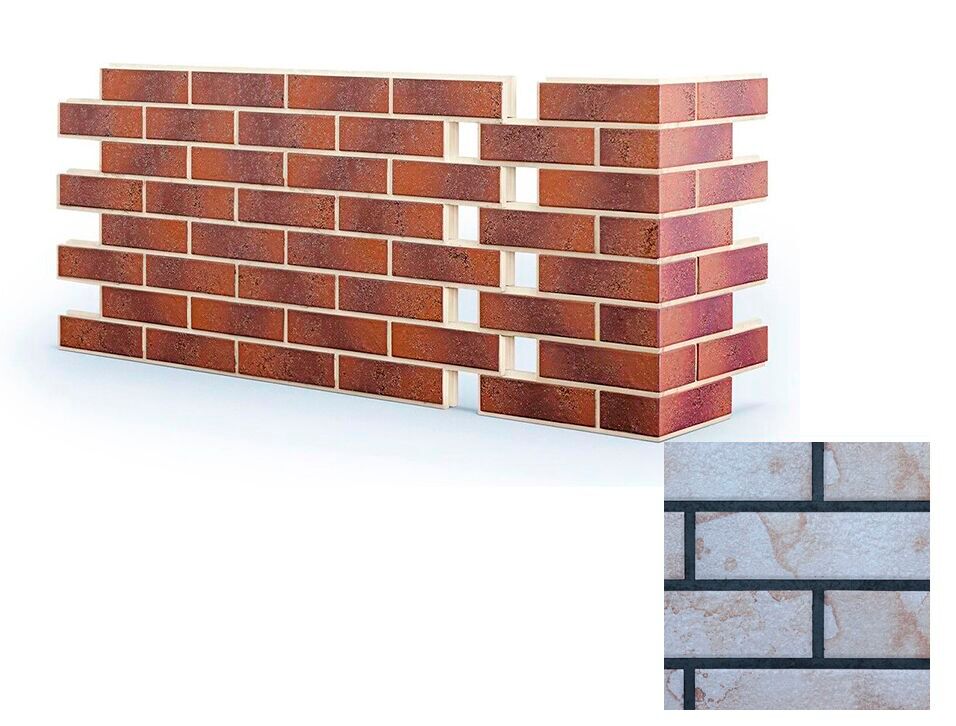 Термопанель угловая с плиткой KERAMIN Айдахо ППС 250х250х600х80мм ЕВРОПА купить в Санкт-Петербурге