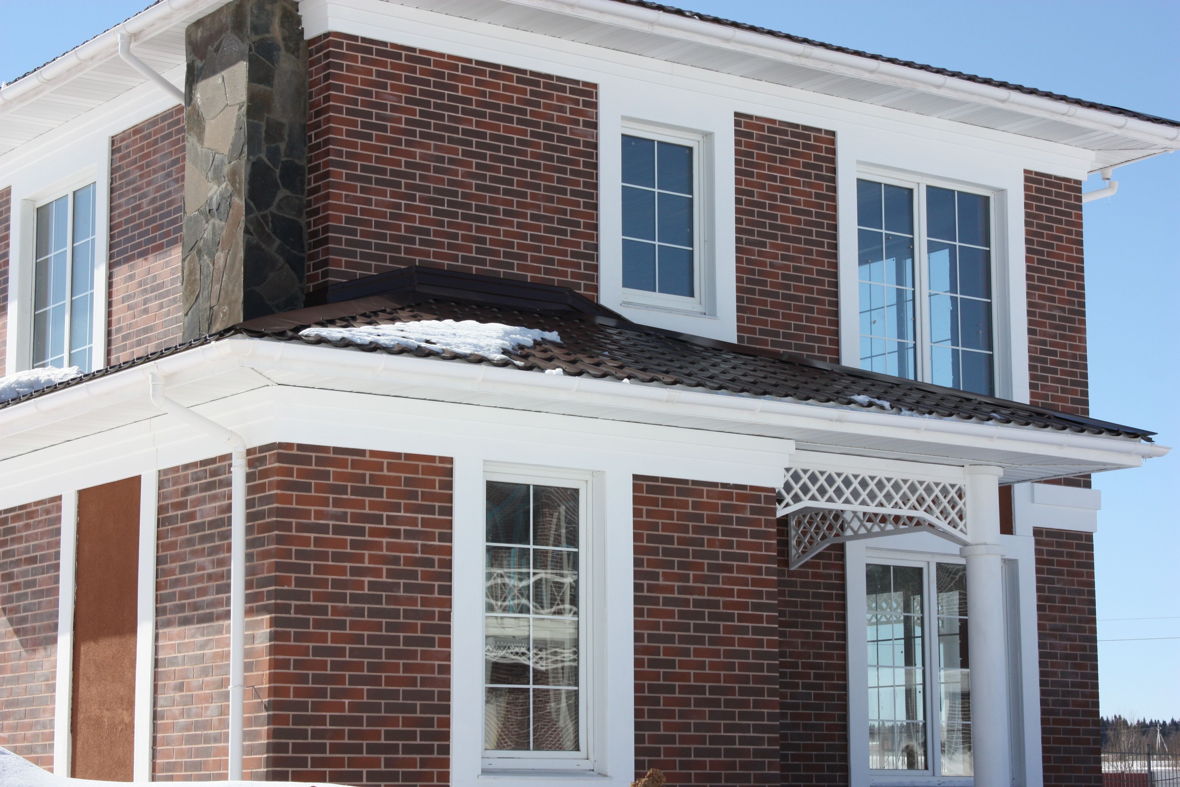 Термопанель рядовая ЕВРОПА ППС с плиткой АВС Rotbunt struktur 1000х650х100мм (0.65м2) купить в Санкт-Петербурге