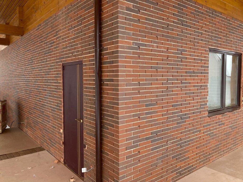 Термопанель рядовая ЕВРОПА ППС с плиткой АВС Naturbrand Schieferstruktur 1000х496х60мм (0.49м2) купить в Санкт-Петербурге