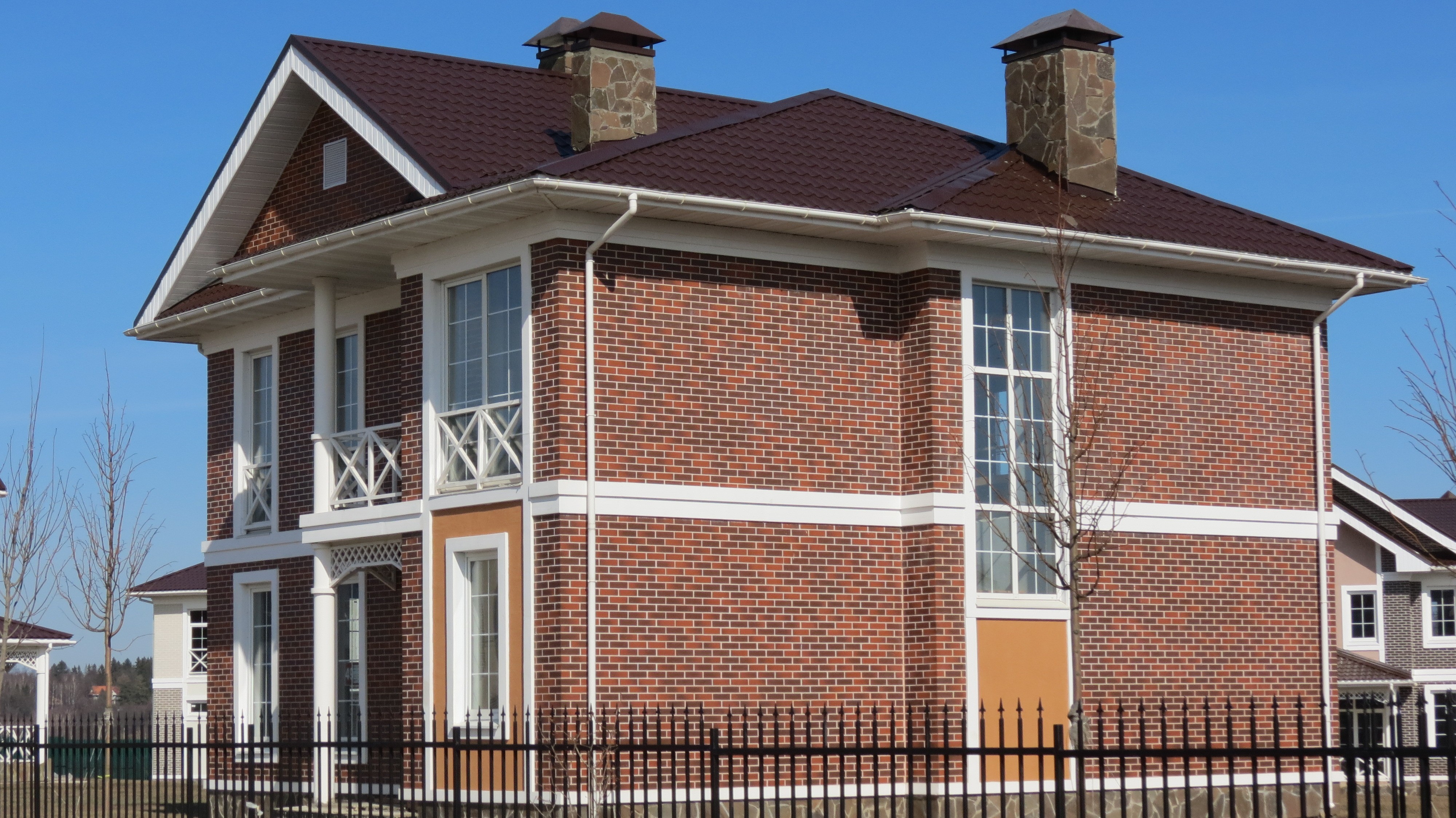 Термопанель рядовая ЕВРОПА ППС с плиткой АВС Naturbrand glatt 1000х650х80мм (0.65м2) купить в Санкт-Петербурге