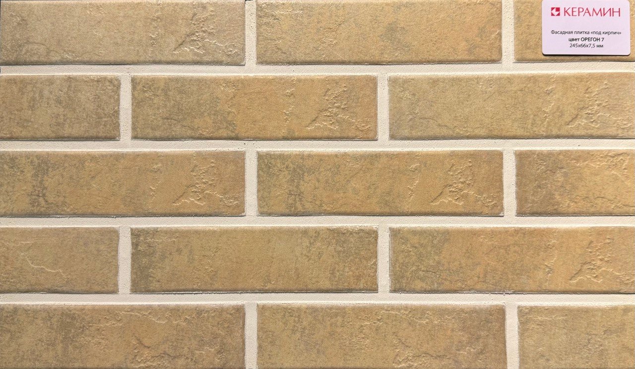 Термопанель рядовая с плиткой KERAMIN ОРЕГОН ППС 1020х600х40мм (0,61м2) ЕВРОПА купить в Санкт-Петербурге