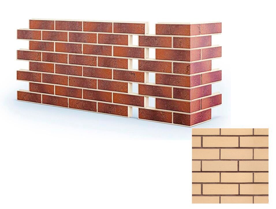 Термопанель угловая ЕВРОПА ППС с плиткой АВС Alaska-beige genarbt 650х245х265х100мм купить в Санкт-Петербурге