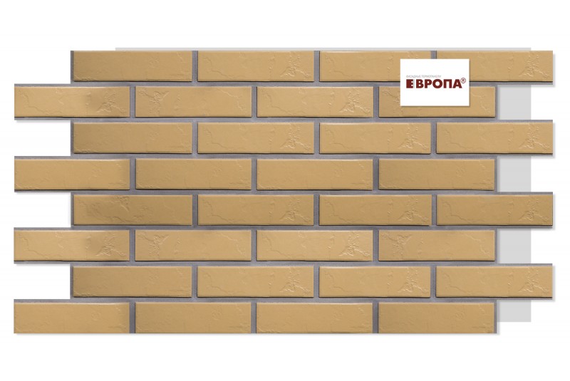 Термопанель рядовая с плиткой KERAMIN ТЕХАС ППС 1020х600х80мм (0,61м2) ЕВРОПА купить в Санкт-Петербурге