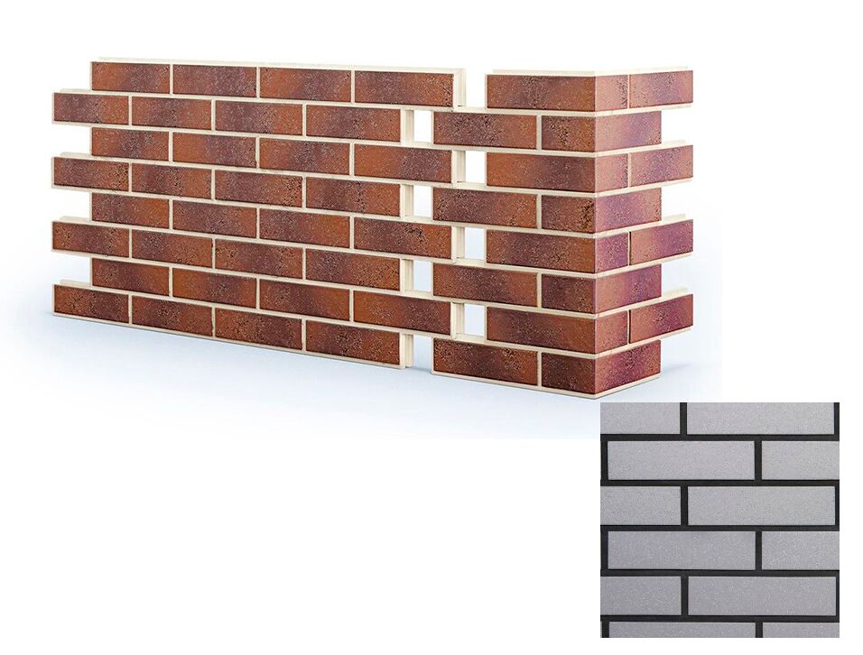 Термопанель угловая с плиткой KERAMIN Мичиган 1 ППС 250х250х600х40мм ЕВРОПА купить в Санкт-Петербурге