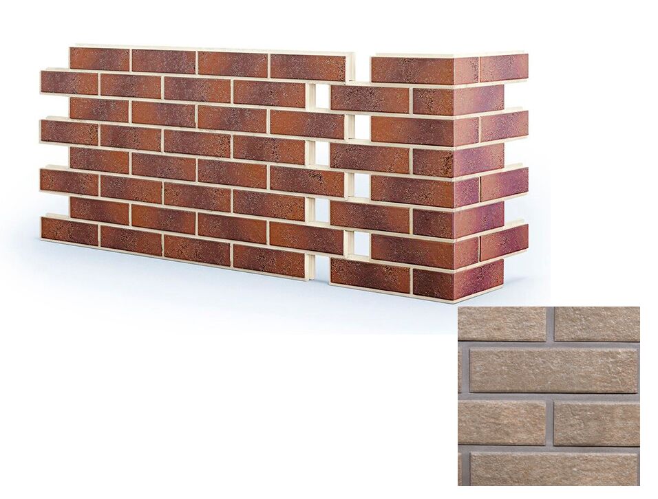 Термопанель угловая с плиткой KERAMIN ТЕННЕССИ 2 ППС 250х250х600х40мм ЕВРОПА купить в Санкт-Петербурге