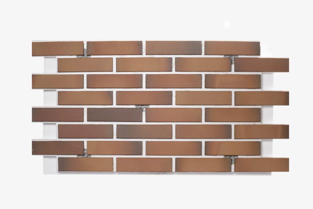 Термопанель Futurex с клинкерной плиткой Red Lion терракотовая с подпалинами MPB 004 купить в Санкт-Петербурге