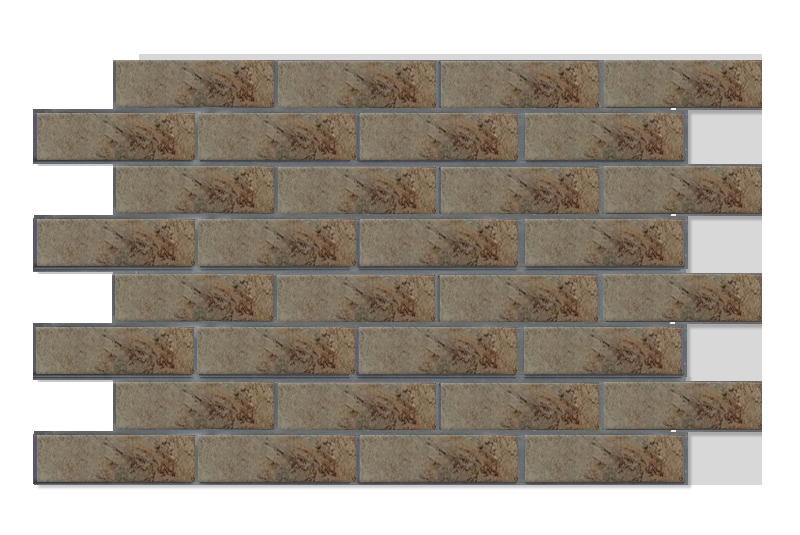 Термопанель рядовая ППС Paradyz Mattone Pietra Ochra 460х1150х60мм (0.47м2) CeramoTHERM купить в Санкт-Петербурге