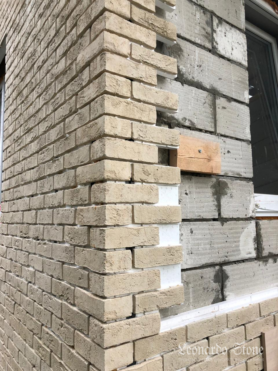 Leonardo Stone Термопанель Плоскость Дижон 404 1000х640х60мм 0,64м2/шт купить в Санкт-Петербурге