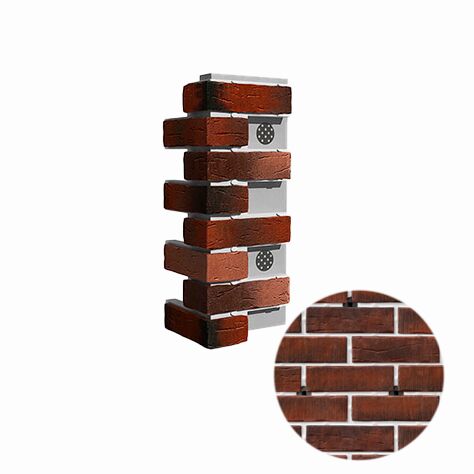 Leonardo Stone Термопанель Углы Нью-Йорк 773 370х370х640х60мм 0,64пог. м/шт купить в Санкт-Петербурге