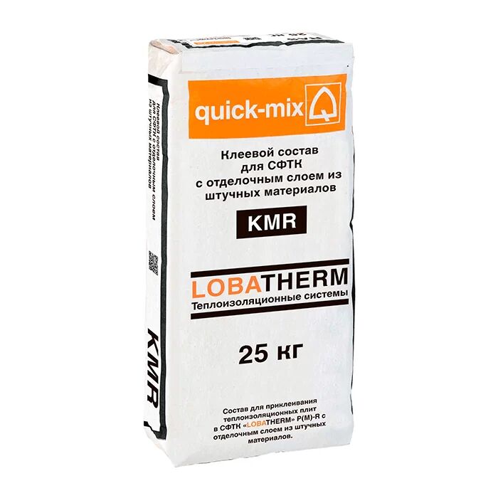 KMR Клеевой состав для утеплителя для СФТК с отделочным слоем из штучных материалов, серый LOBATHERM купить в Санкт-Петербурге