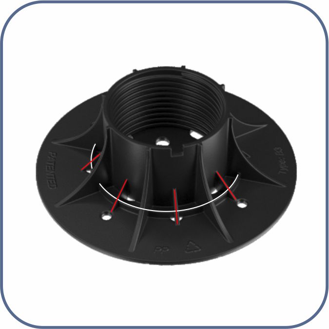 Опора регулируемая HILST LIFT HL3 70-120мм купить в Санкт-Петербурге