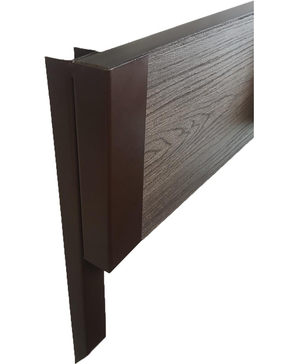 Металлический угловой элемент  для грядки ДПК 150 мм купить в Санкт-Петербурге