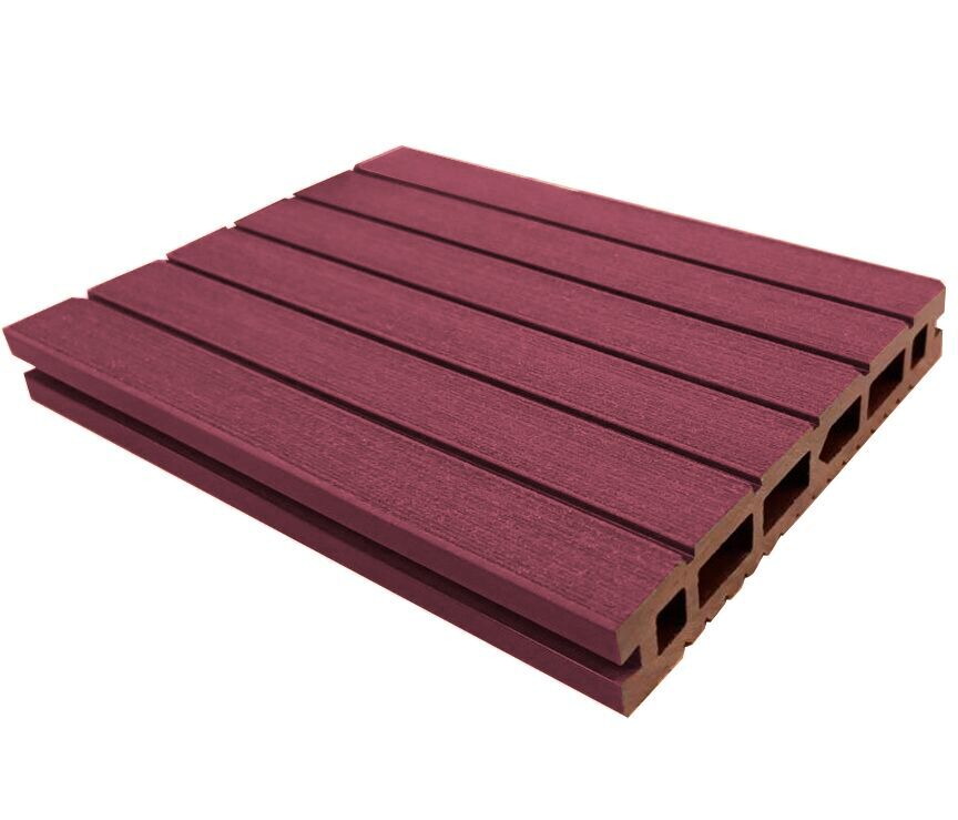 Доска террасная ТЕРРАпол пустотелая с пазом КЛАССИК Патио Гранат 147х24х3000мм купить в Санкт-Петербурге