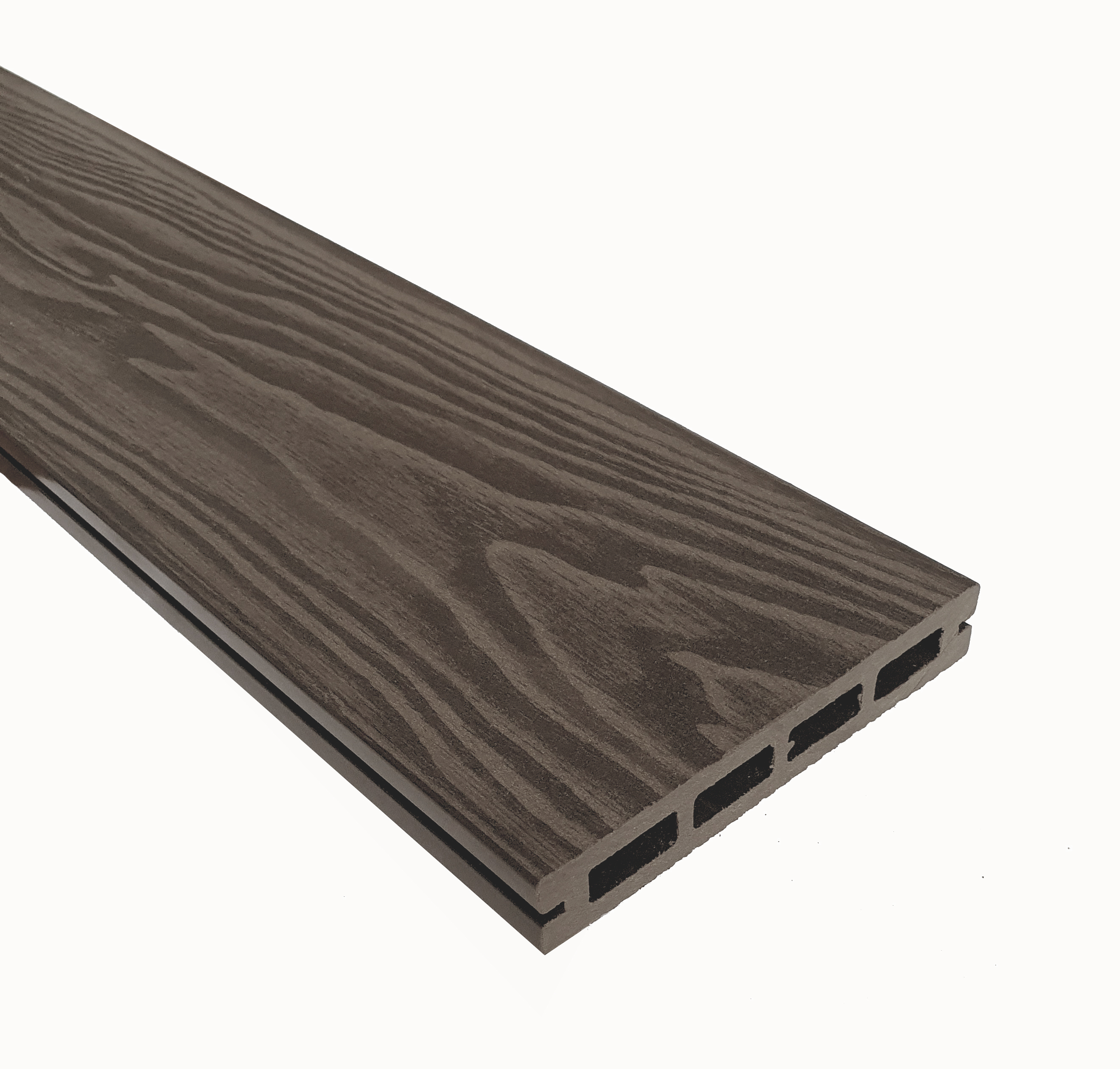 Террасная доска Террапол СМАРТ 3D Тик Киото пустотелая с пазом, 3м NEW купить в Санкт-Петербурге