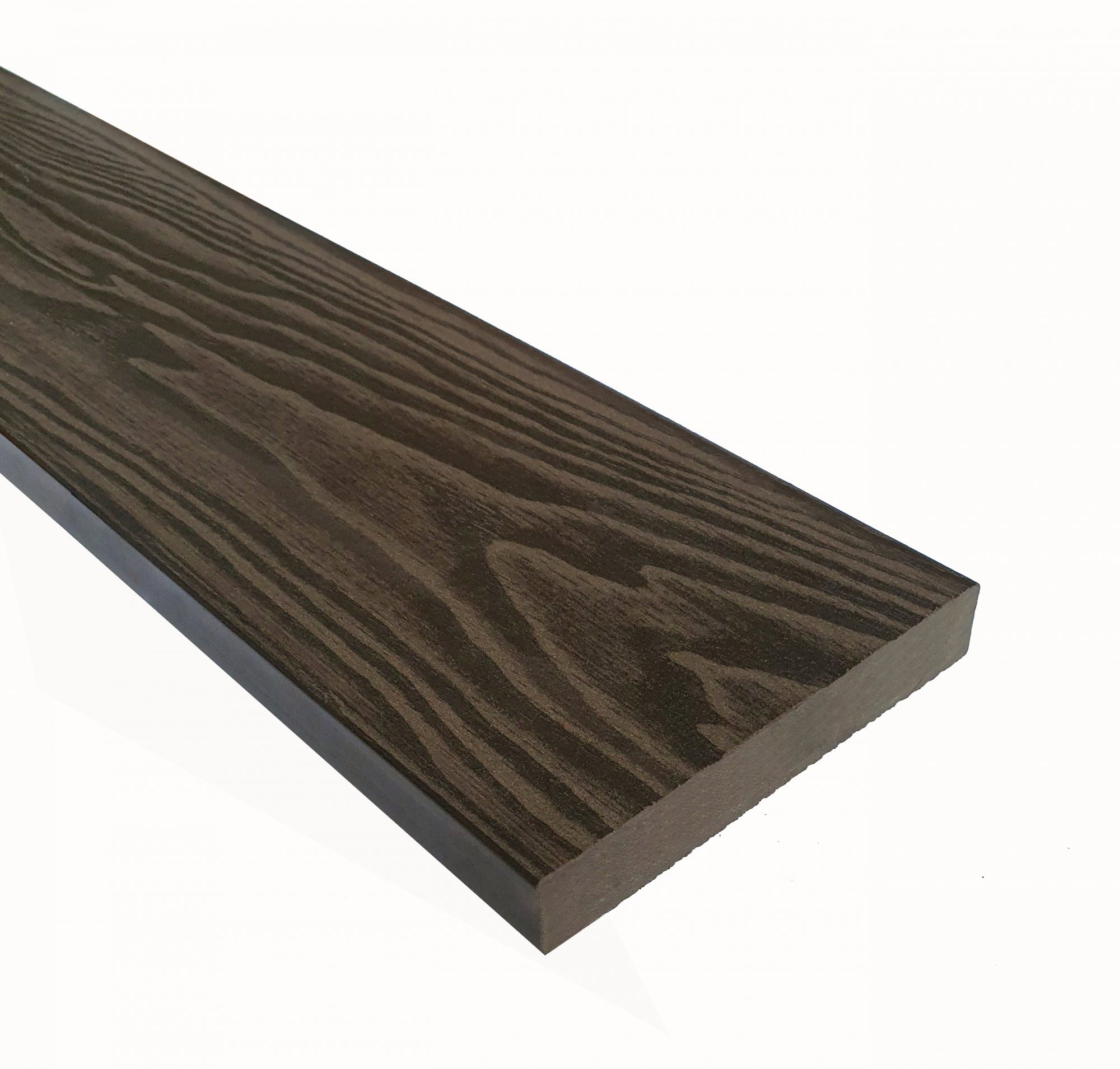 Террасная доска Террапол СМАРТ 3D Венге Соренто полнотелая без паза, 3м NEW купить в Санкт-Петербурге