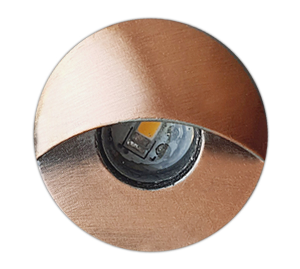 Светильник Террасвет Акцент F101 для лестниц с козырьком, медь, теплый 3000 К купить в Санкт-Петербурге