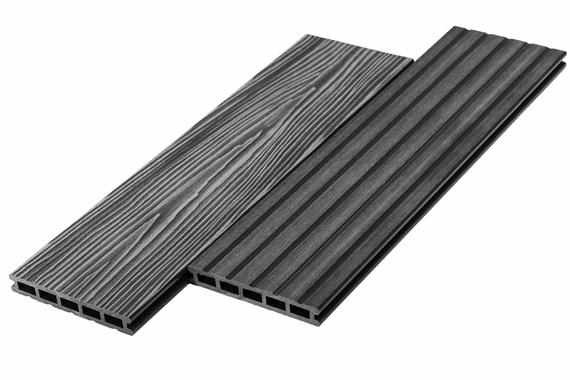 Террасная доска из ДПК UnoDeck Mogano, графит 4м  купить в Санкт-Петербурге