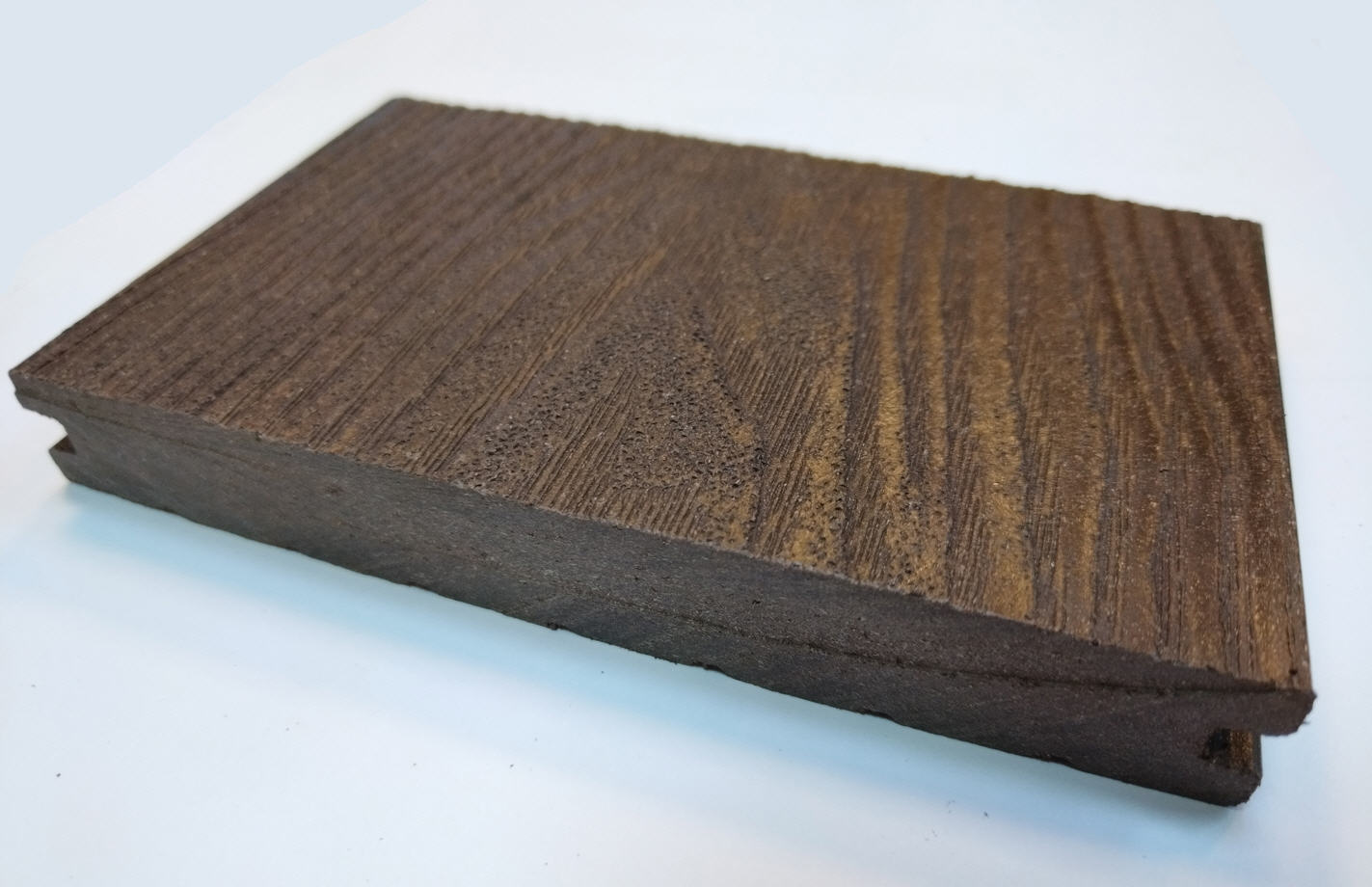 Полнотелая террасная доска Slim 3D с тиснением под дерево палисандр купить в Санкт-Петербурге