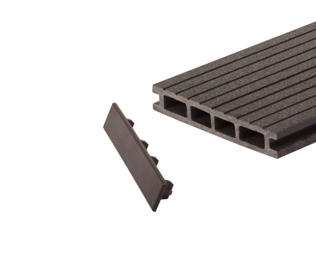 Торцевая заглушка GRINDERDECO, пластик, для доски ДПК, 150х25мм, уп=10шт купить в Санкт-Петербурге