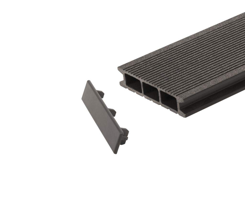 Торцевая заглушка GRINDERDECO, пластик, для доски ДПК, 125х25мм, уп=10шт купить в Санкт-Петербурге