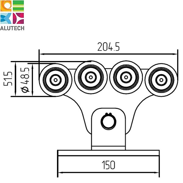 Опора роликовая (стальные ролики) купить в Санкт-Петербурге