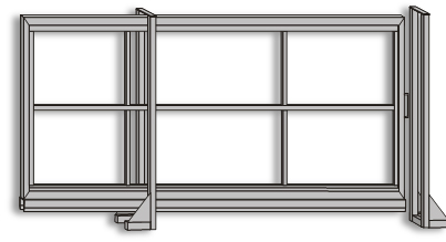 Ворота откатные под автоматику ОПТИМА без наполнения для проема 6000х2000мм с комплектом установки покрытие гальванол купить в Санкт-Петербурге