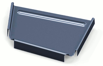 Заглушка желоба К12 левая купить в Санкт-Петербурге