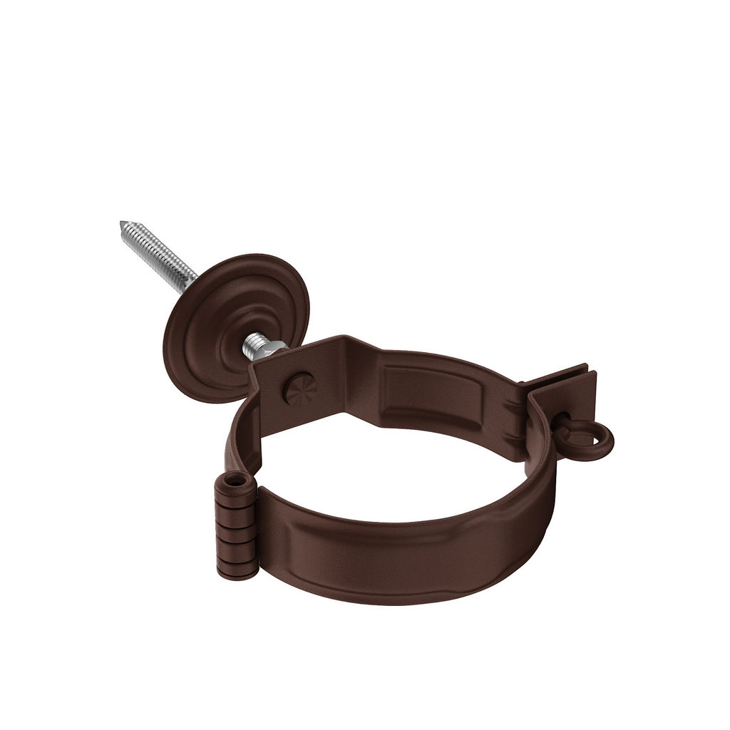 Декоративный хомут трубы под метиз с комплектом крепления металлический матовый купить в Санкт-Петербурге