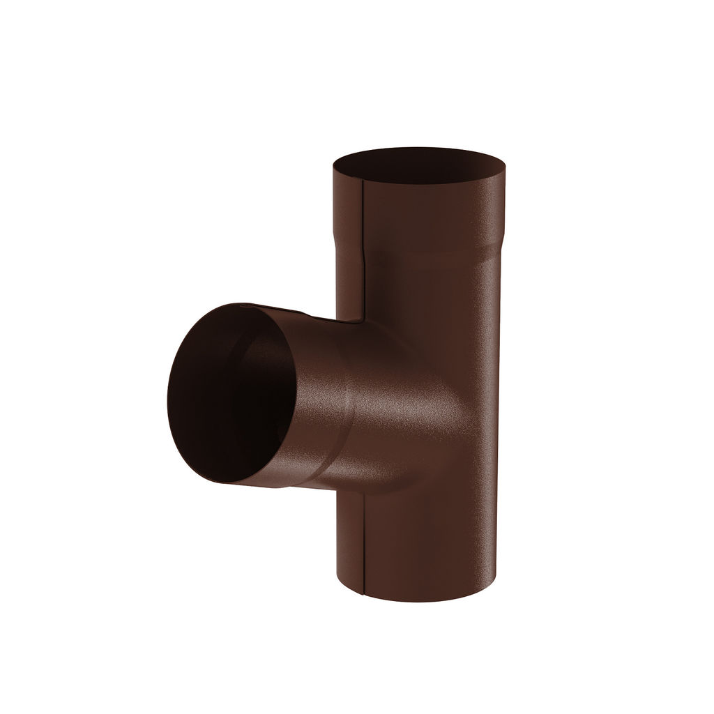 Тройник водосточной трубы металлический матовый купить в Санкт-Петербурге