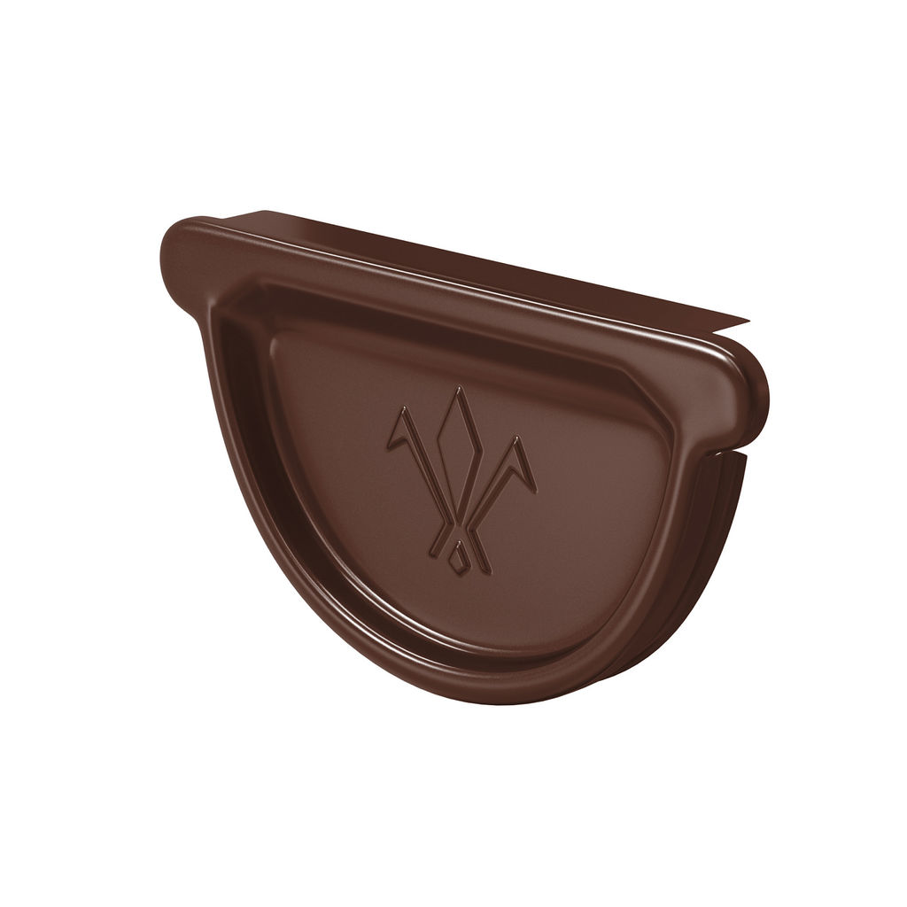 Заглушка желоба универсальная с резиновым уплотнением, металлическая матовая купить в Санкт-Петербурге