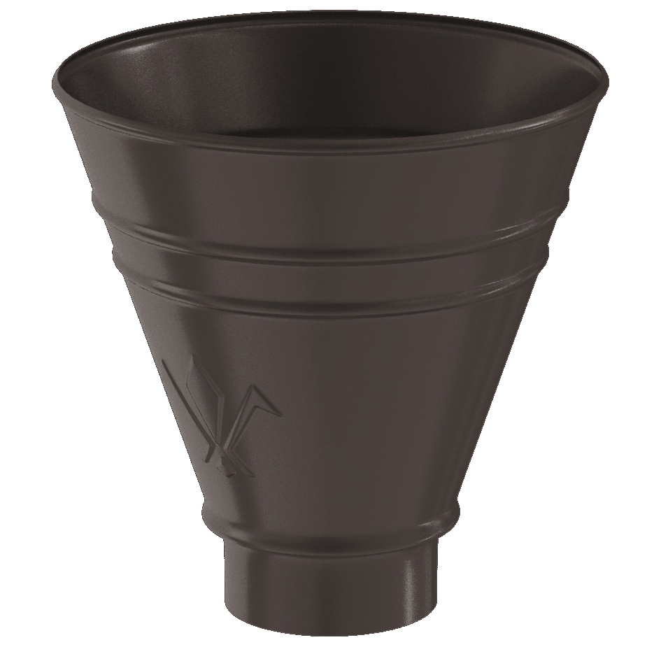 Воронка водосборная круглая металлическая матовая, D90 купить в Санкт-Петербурге