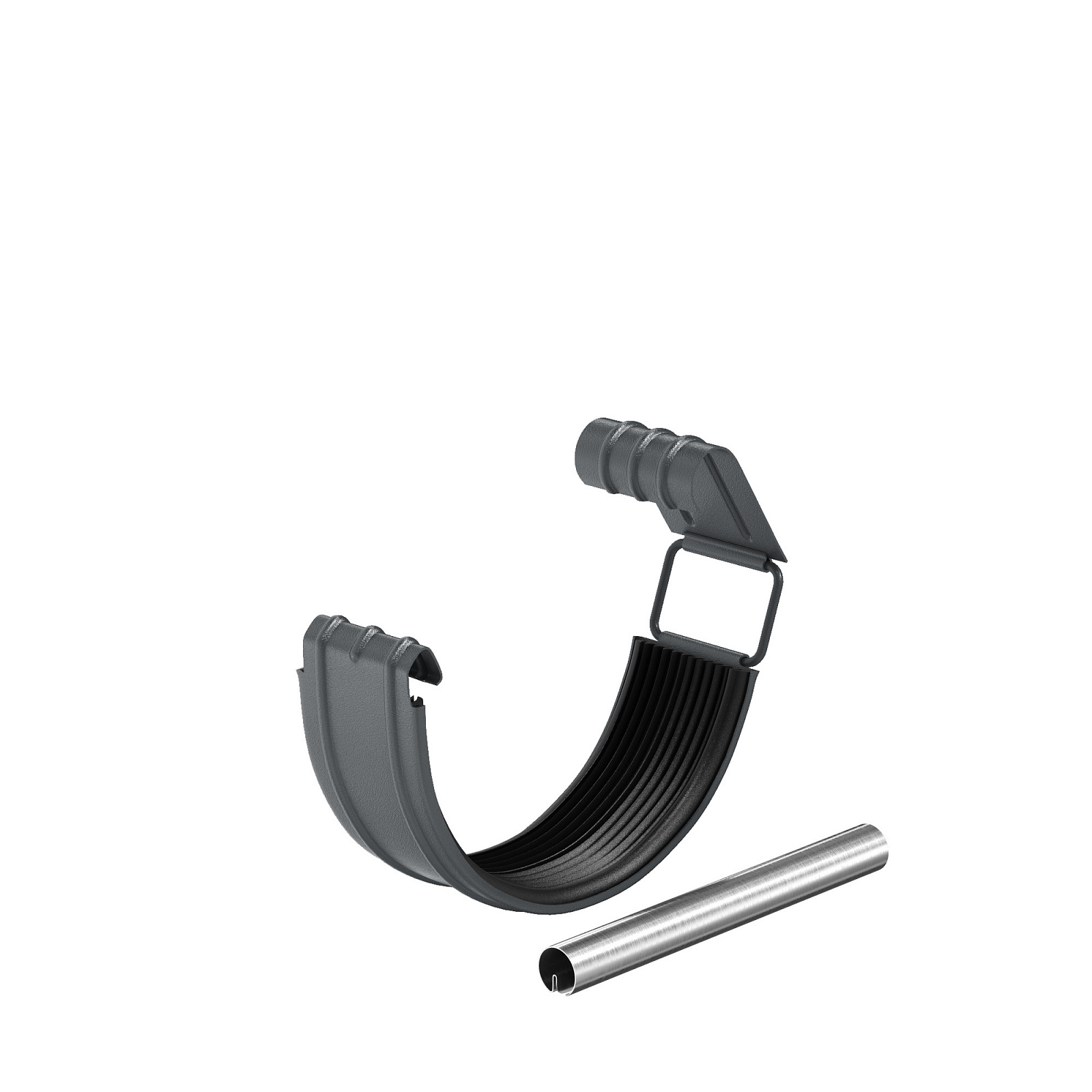 Соединитель желоба в комплекте, металлический матовый купить в Санкт-Петербурге