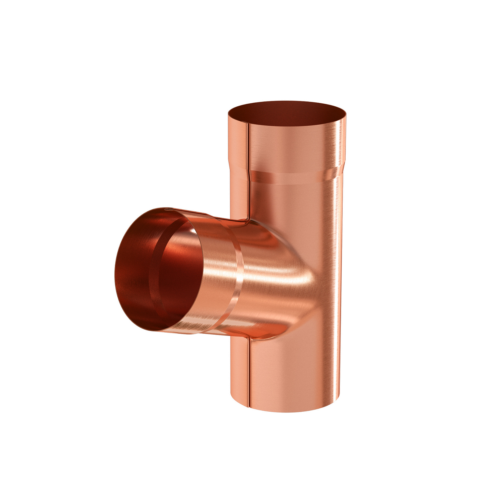 Тройник водосточной трубы медный купить в Санкт-Петербурге