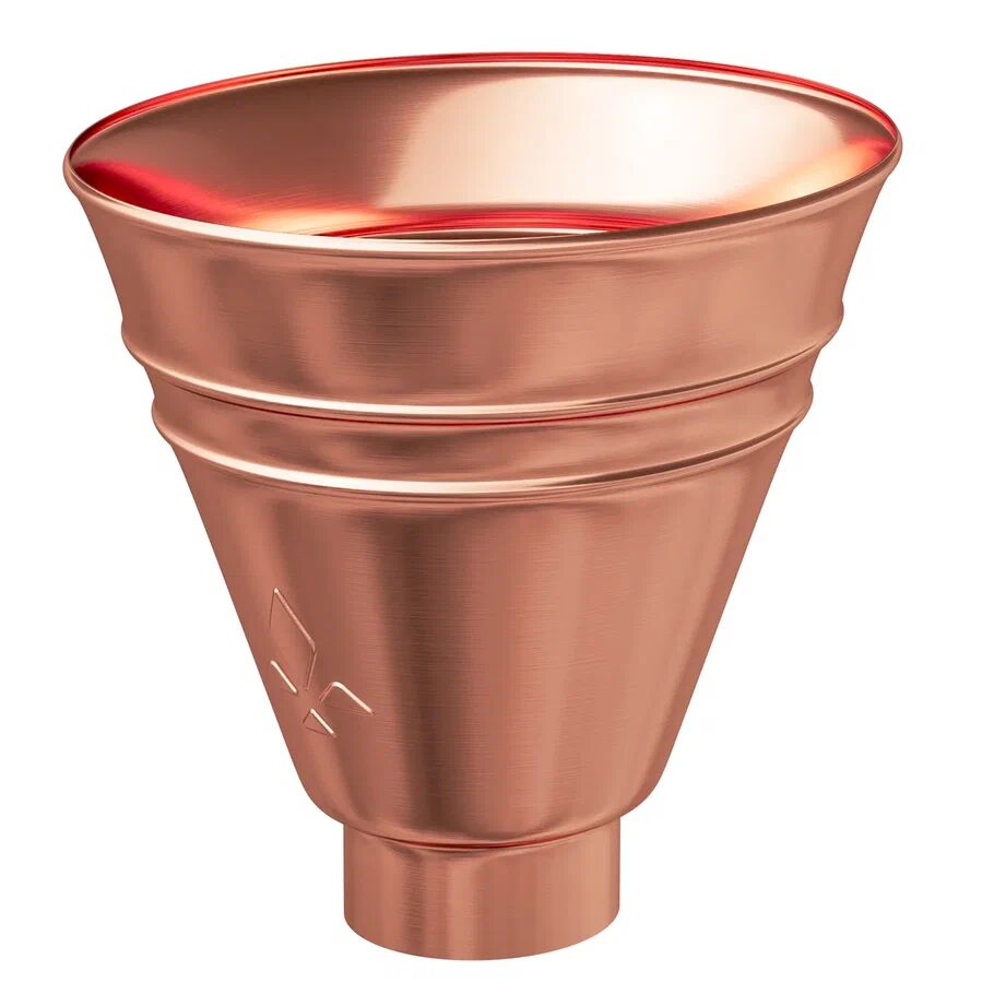 Воронка водосборная круглая медная, D90 купить в Санкт-Петербурге