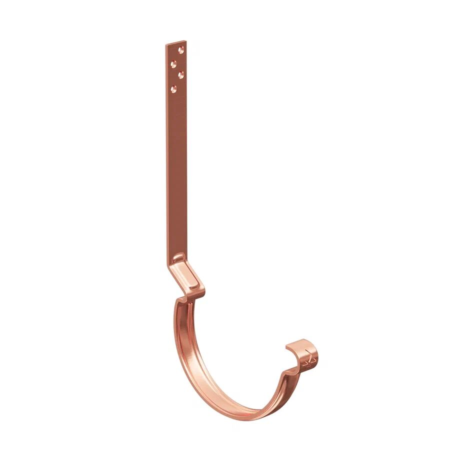 Кронштейн жёлоба удлинённый с комплектом крепления модернизированный усиленный медный купить в Санкт-Петербурге