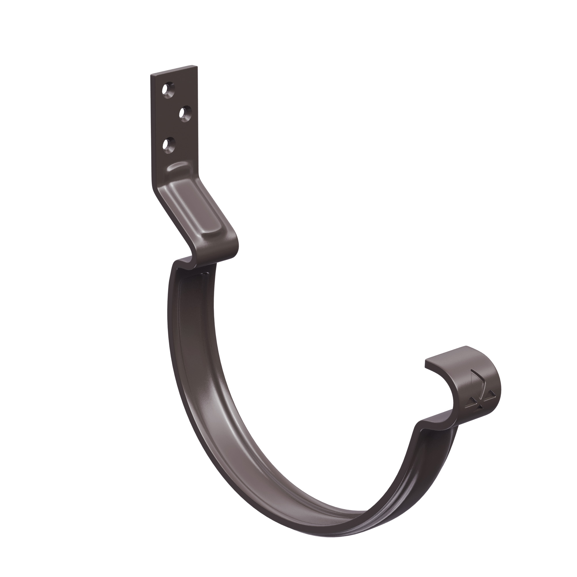 Кронштейн желоба короткий с комплектом крепления модернизированный усиленный Aquasystem Комфорт D125 купить в Санкт-Петербурге