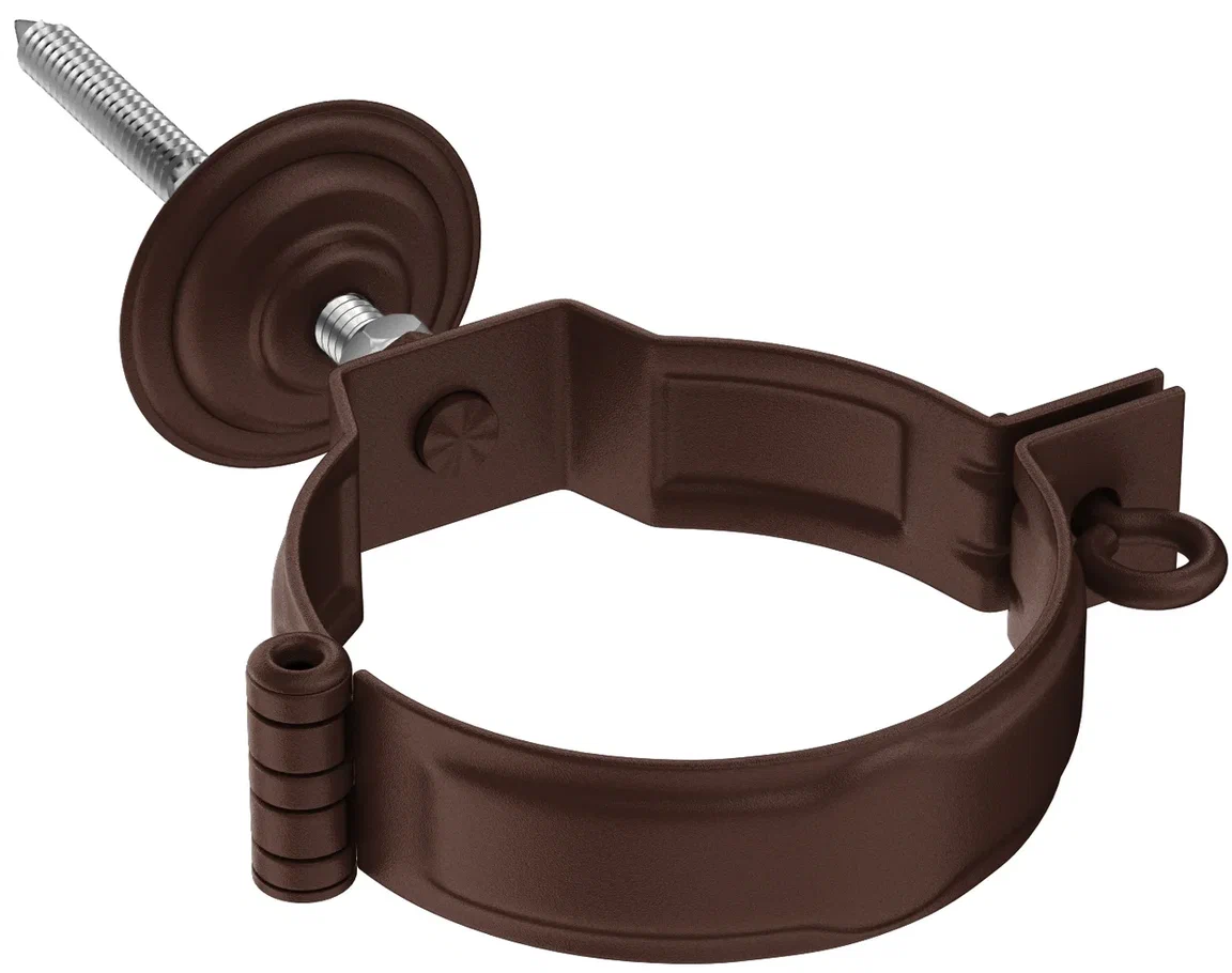 Хомут трубы (метиз) декоративный с креплением D100 матовый PU aquAsystem купить в Санкт-Петербурге