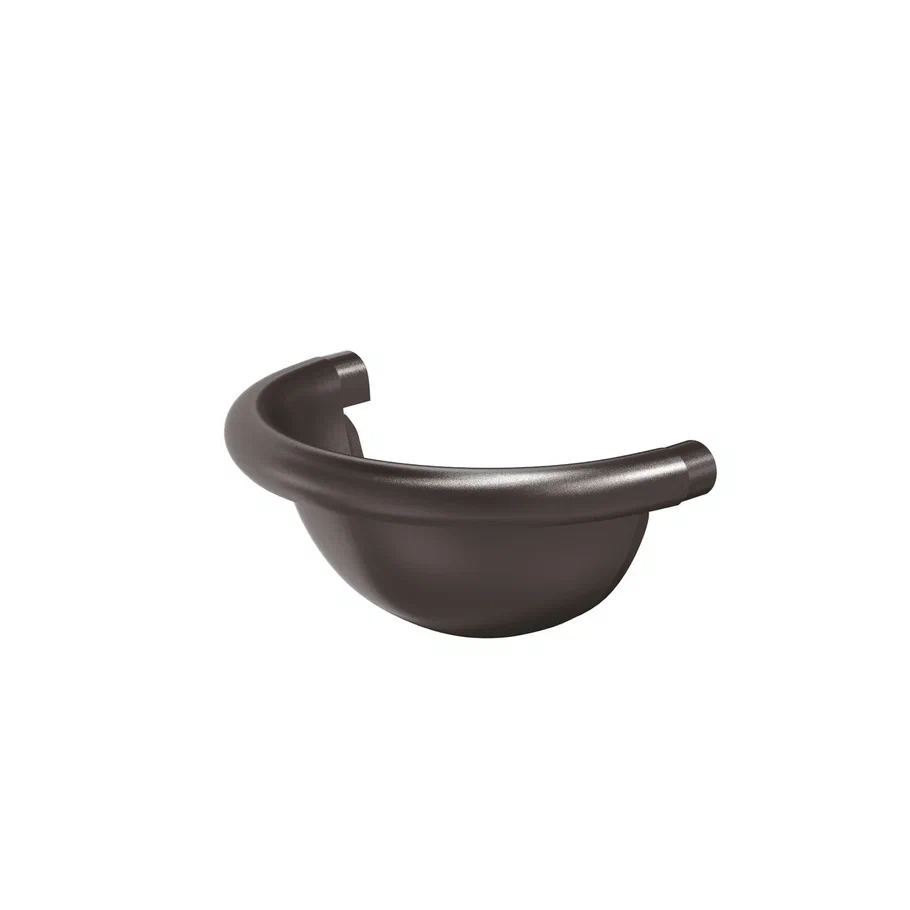 Заглушка желоба полукруглая D125 матовый PU aquAsystem купить в Санкт-Петербурге