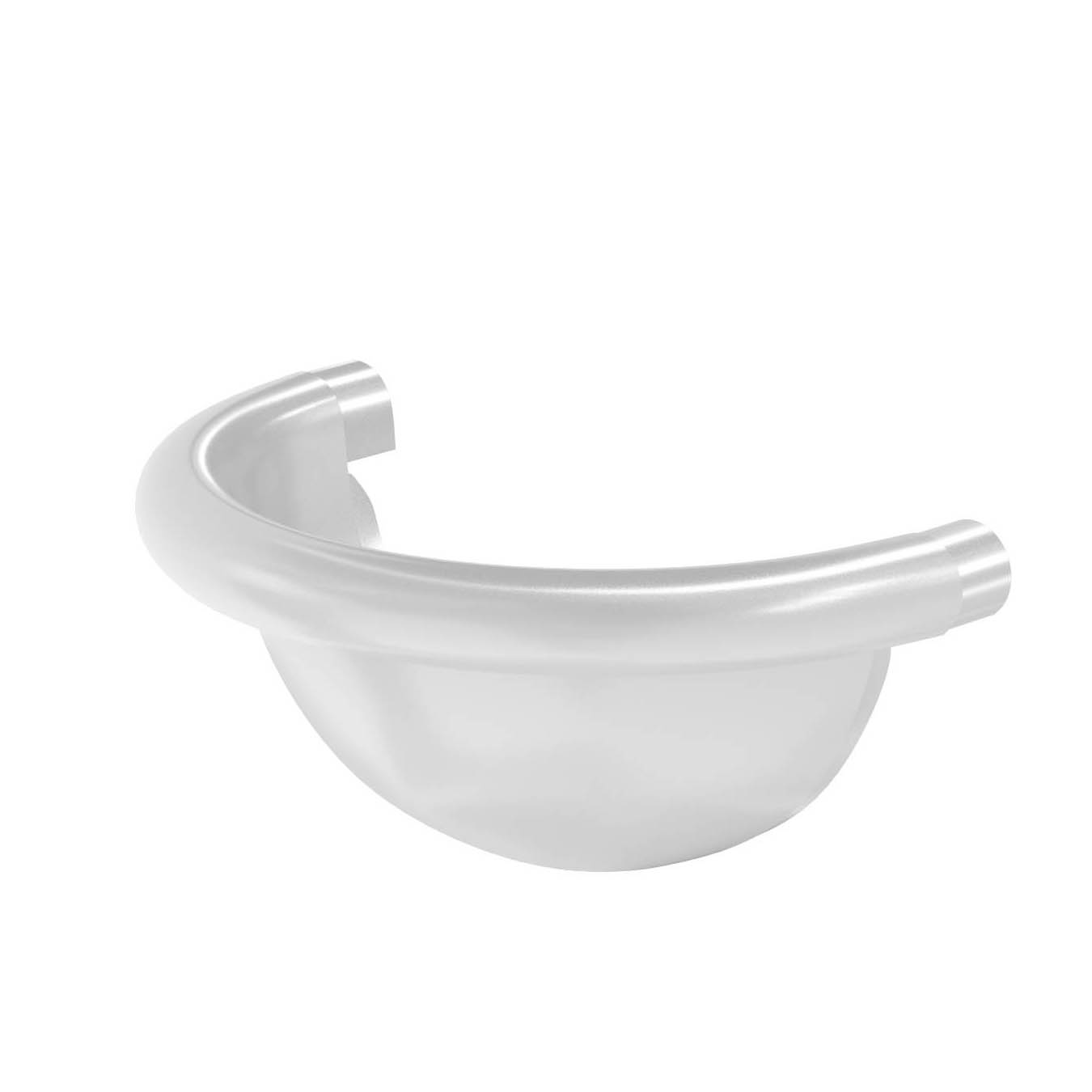 Заглушка желоба полукруглая D150 PU aquAsystem купить в Санкт-Петербурге