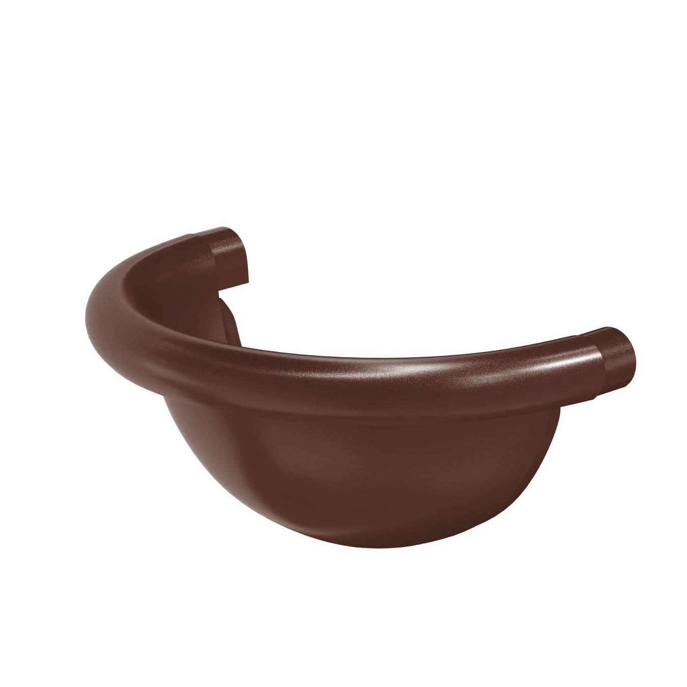 Заглушка желоба полукруглая D150 PU aquAsystem купить в Санкт-Петербурге