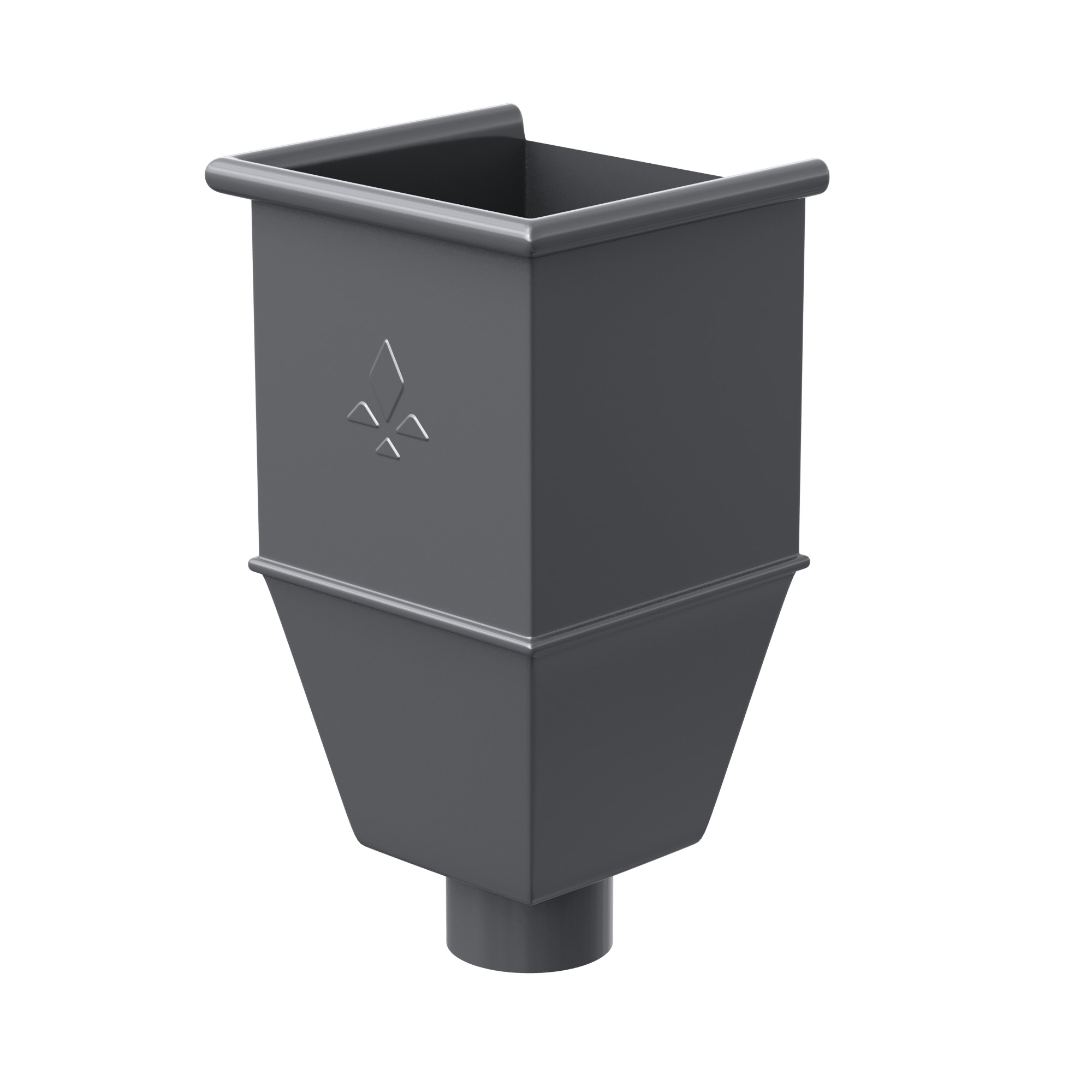 Водосборная воронка удлиненная D100 коричневый (8017) PU aquAsystem купить в Санкт-Петербурге