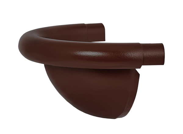 Заглушка желоба универсальная полукруглая металлическая купить в Санкт-Петербурге