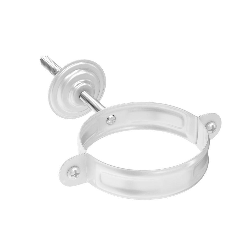 Хомут трубы (с метизом и накладкой) металлический купить в Санкт-Петербурге