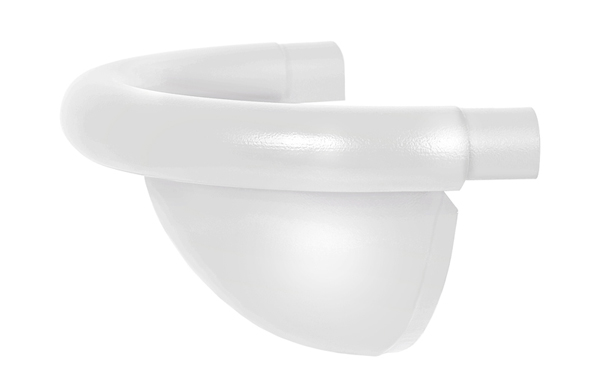 Заглушка желоба универсальная полукруглая металлическая купить в Санкт-Петербурге