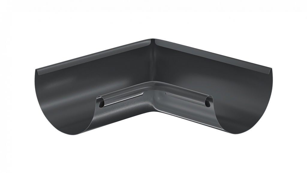 Угол водосточного желоба внутренний 90° металлический купить в Санкт-Петербурге