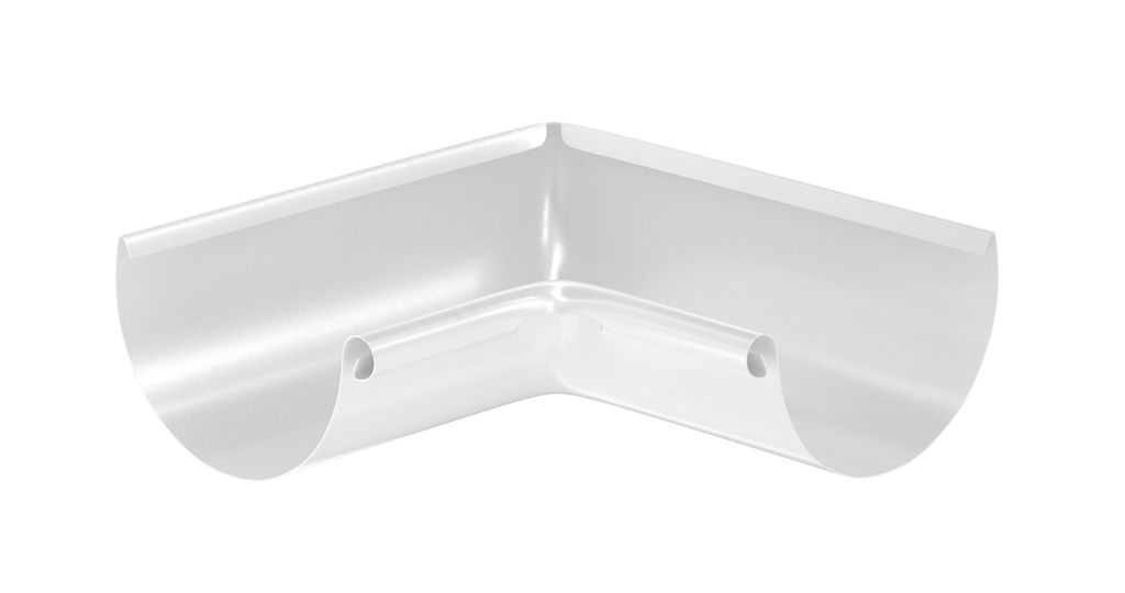 Угол водосточного желоба внутренний 90° металлический  купить в Санкт-Петербурге