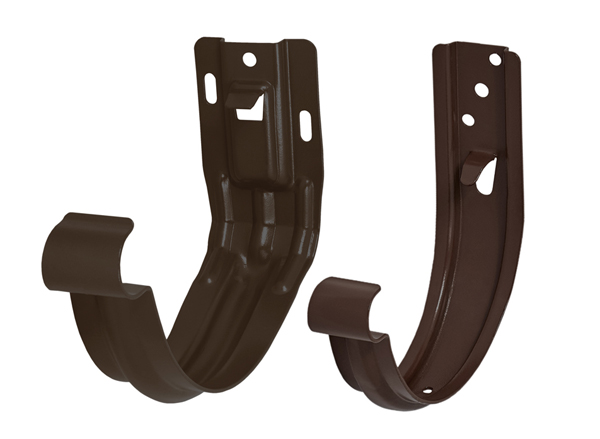 Кронштейн желоба универсальный с комплектом крепления металлический купить в Санкт-Петербурге