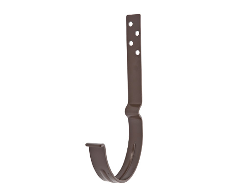 Кронштейн желоба длинный с комплектом крепления металлический матовый купить в Санкт-Петербурге